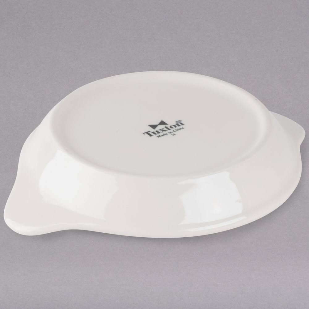 11 oz. Eggshell Round China Egg Dish - 12/Case B2188