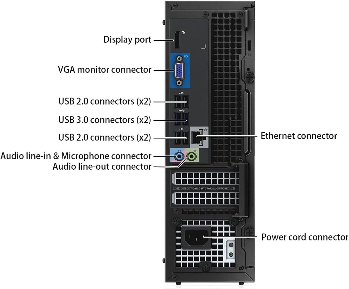 Intel Core i5-4570 3.2GHZ 16GB RAM 512GB SSD Desktop Computer D324