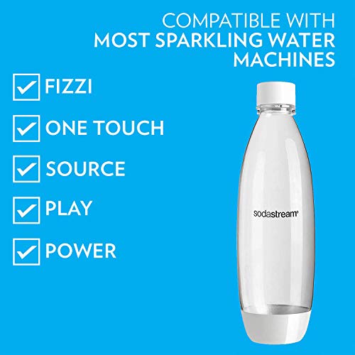 White 1L Carbonating Bottles Twin Pack R394098