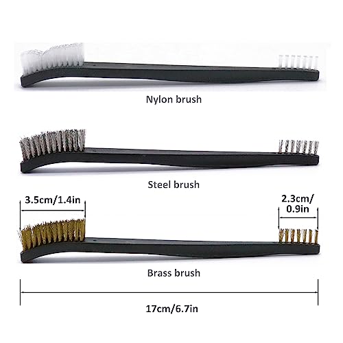 Gun Cleaning Supplies Case with Patches, Swabs, Cloth, and Brush K428102