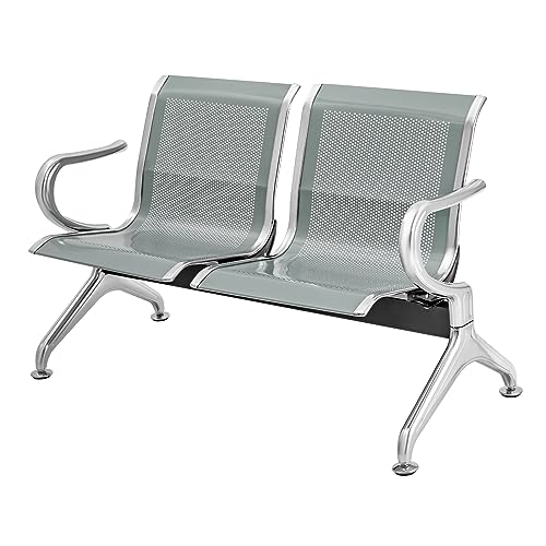 3 Seat Reception Chair Guest Bench (Blue) A892