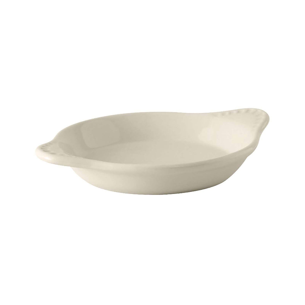 11 oz. Eggshell Round China Egg Dish - 12/Case B2188