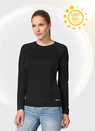 Women's UPF 50+ Sun Shirts Long Sleeve UV Protection Rash Guard Lightweight Quick Dry Hiking Tops F912