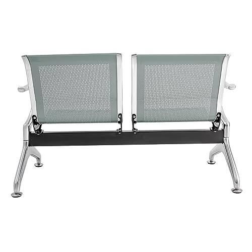 3 Seat Reception Chair Guest Bench (Blue) A892