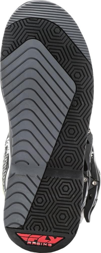 Red/Black Youth MX Boots Q676