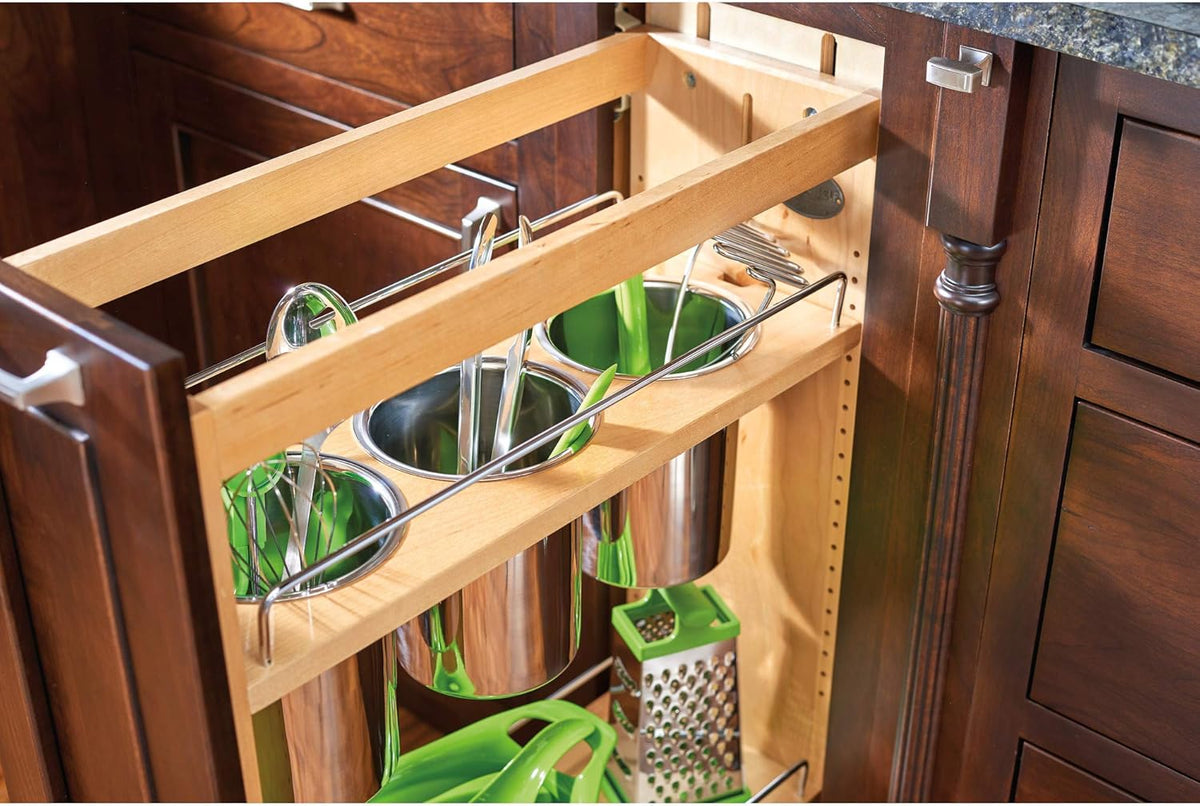 5-Inch Kitchen Utensil Pull Out Cabinet Organizer with Shelves F80253