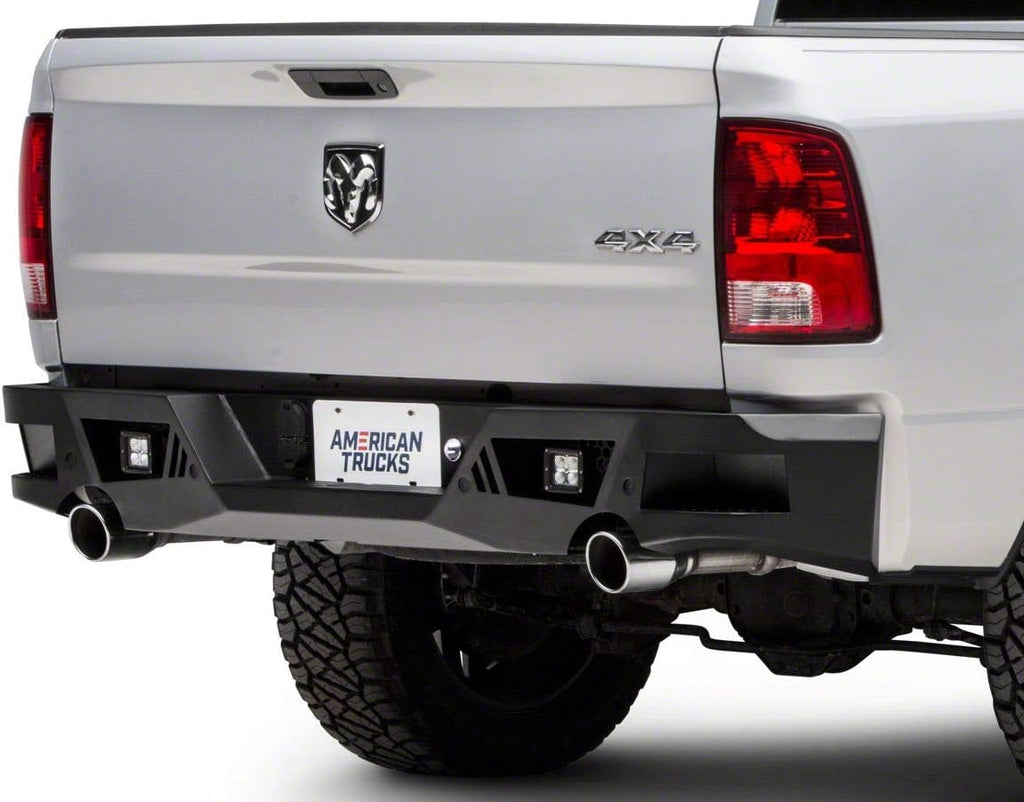 Textured Black Rear Bumper with LED Spot Lights L7332