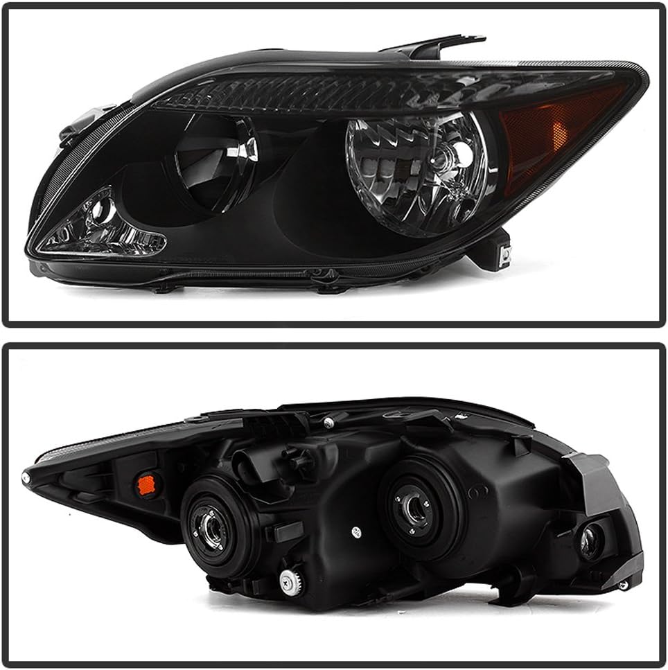 Black Smoked Headlights Driver + Passenger Side M46674