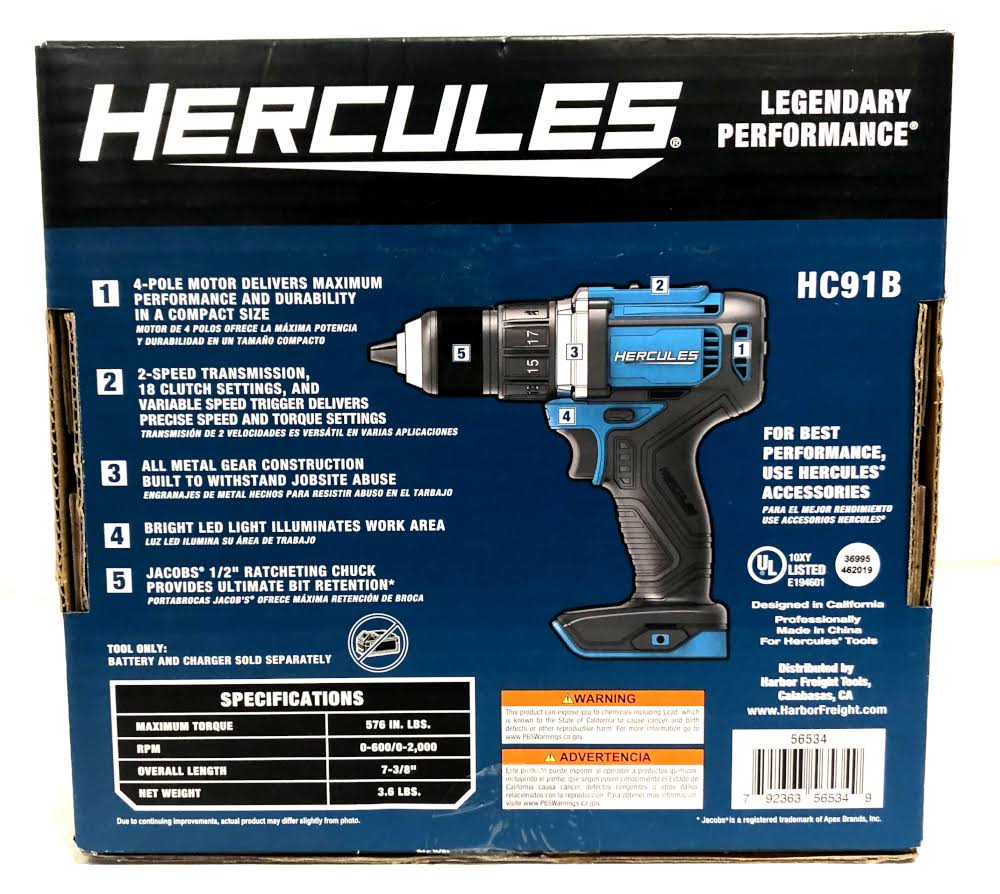 20V Lithium Cordless Compact Drill/Driver O85127