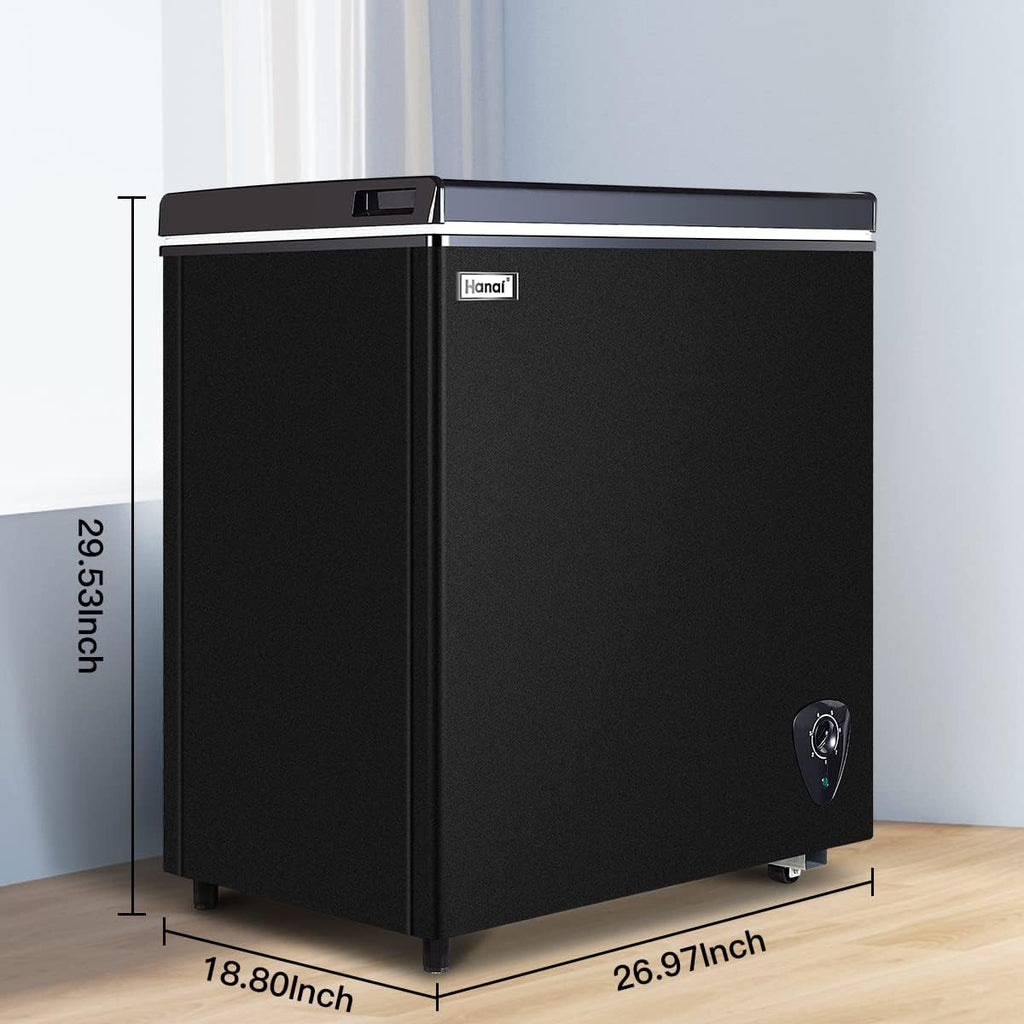 5.0 Cubic Top Open Door Chest Freezer with Removable Storage Basket S42146