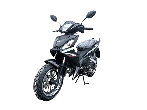 125CC 4 Speed Moped Motorcycle Z4338