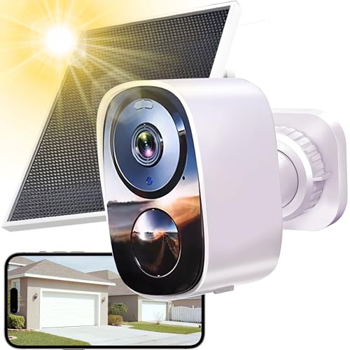 2K Wireless Outdoor Security Camera with Spotlight Siren Alarm A935030