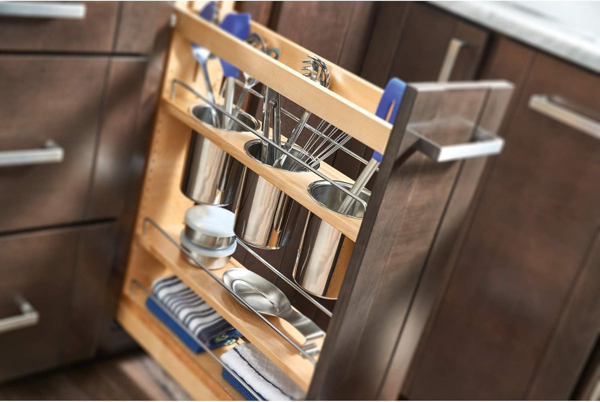 5-Inch Kitchen Utensil Pull Out Cabinet Organizer with Shelves F80253