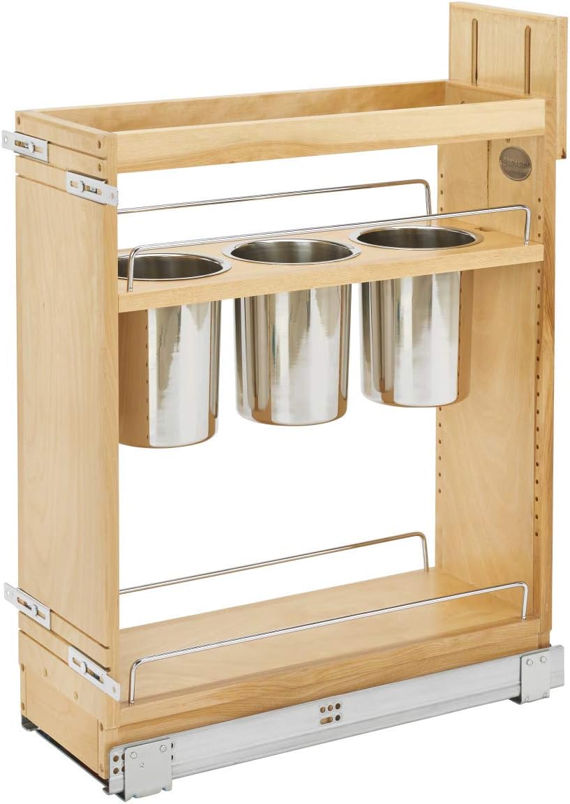 5-Inch Kitchen Utensil Pull Out Cabinet Organizer with Shelves F80253