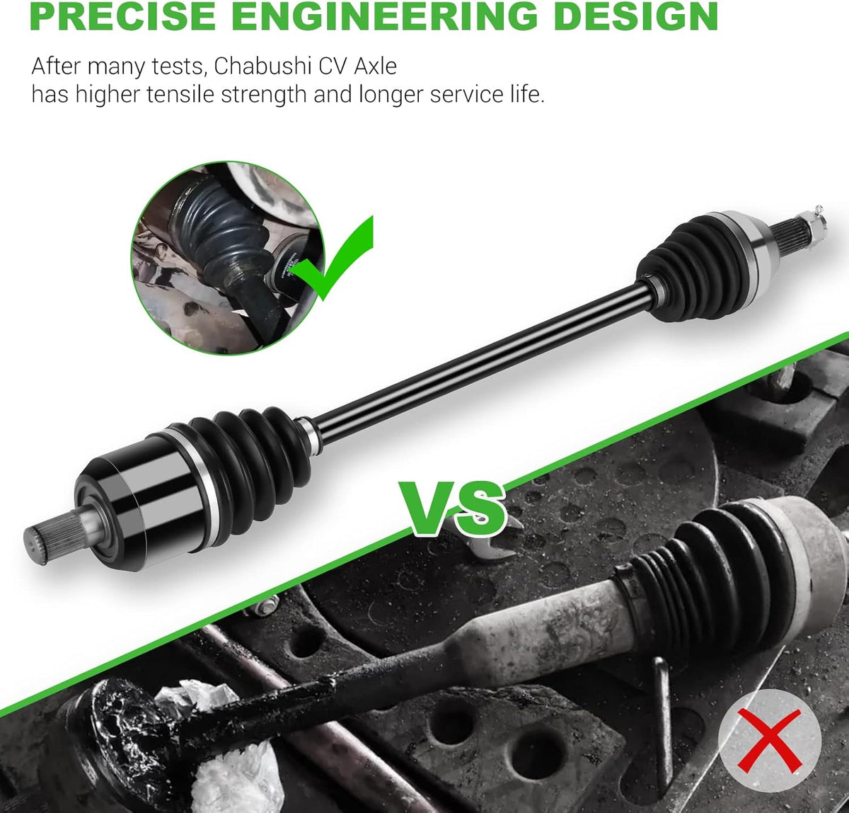 Rear Left Right CV Axle Shaft for Honda Talon 1000R SXS10S2R 2019 2020 2021 UTV Axle Replacement X6026