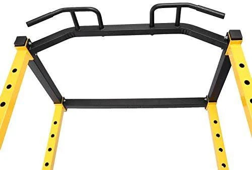 1000-Pound Capacity Adjustable Power Cage with J-Hooks and Dip Bars B151