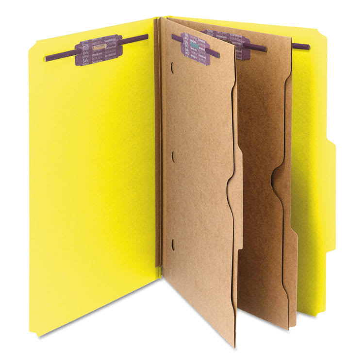 Pressboard Classification Folders with 2 Pocket Dividers M8631