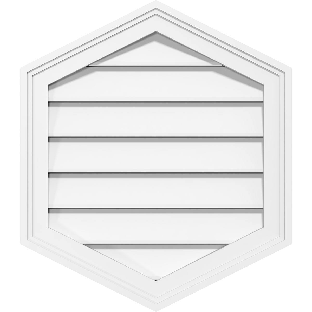 PVC Gable Vent 14/12 Pitch R756