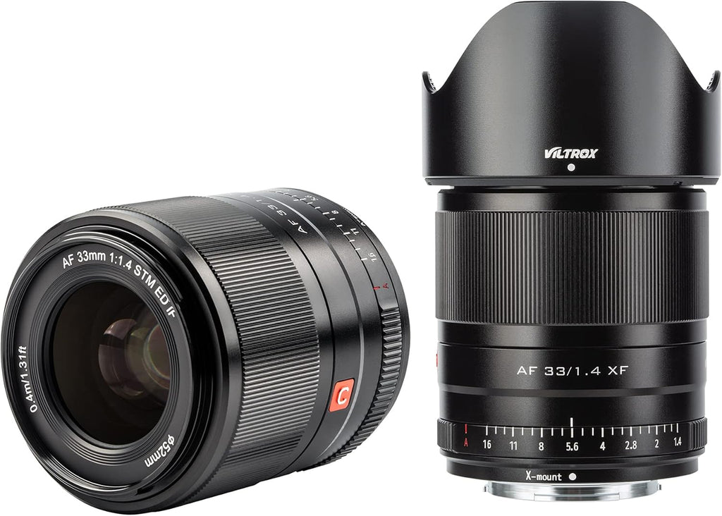 Black 33mm F1.4 Compact Prime Lens for Fujifilm X-Mount Mirrorless Camera D529133