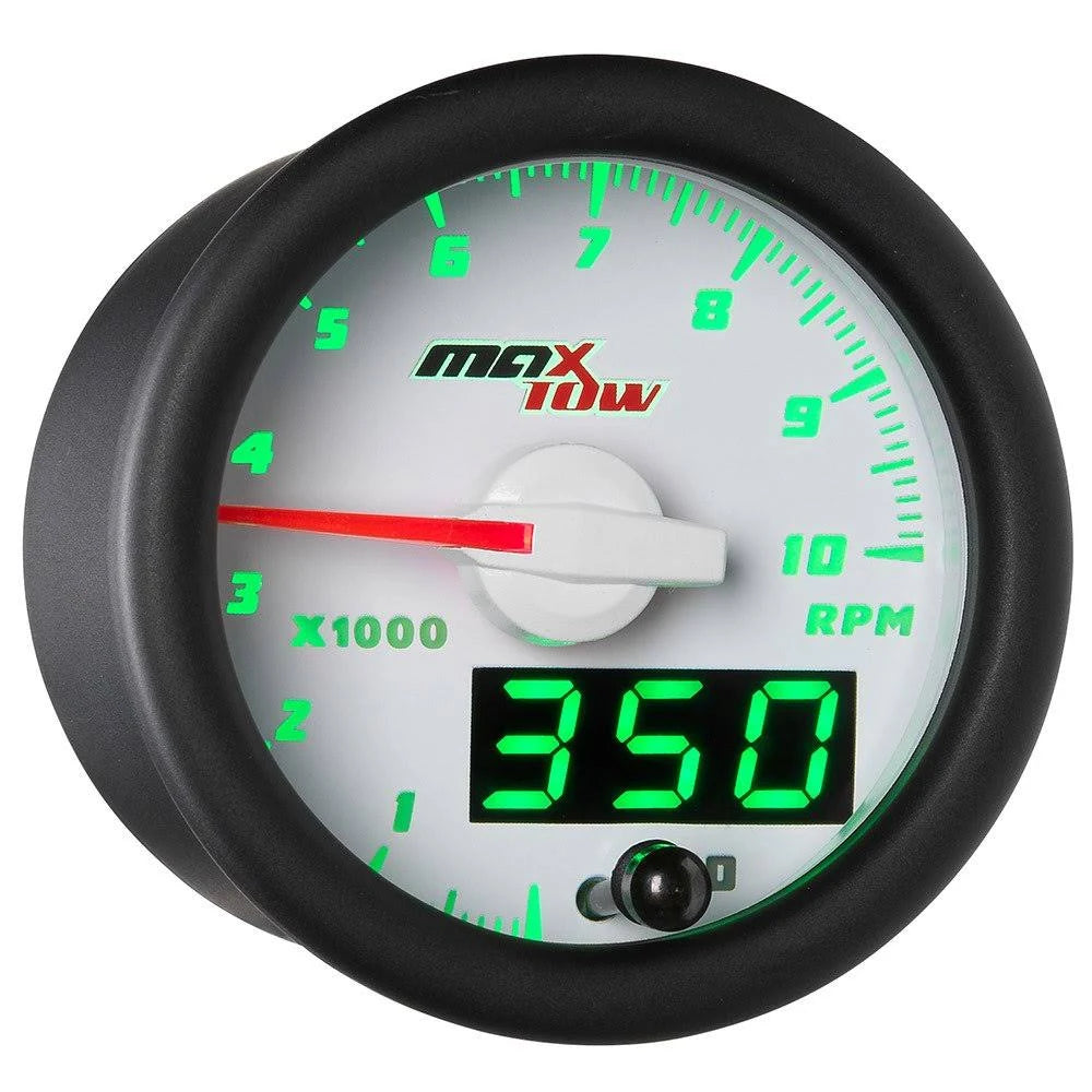 White and Green Tachometer Gauge M395880