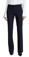 Stretch Wool Relaxed Straight Pant W7263