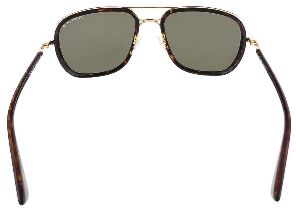 Havana Rose Gold Aviator Sunglasses U444