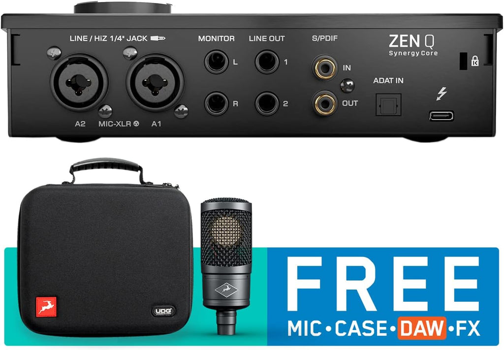 14x10 Thunderbolt 3 Audio Interface with Edge Solo Mic W18914