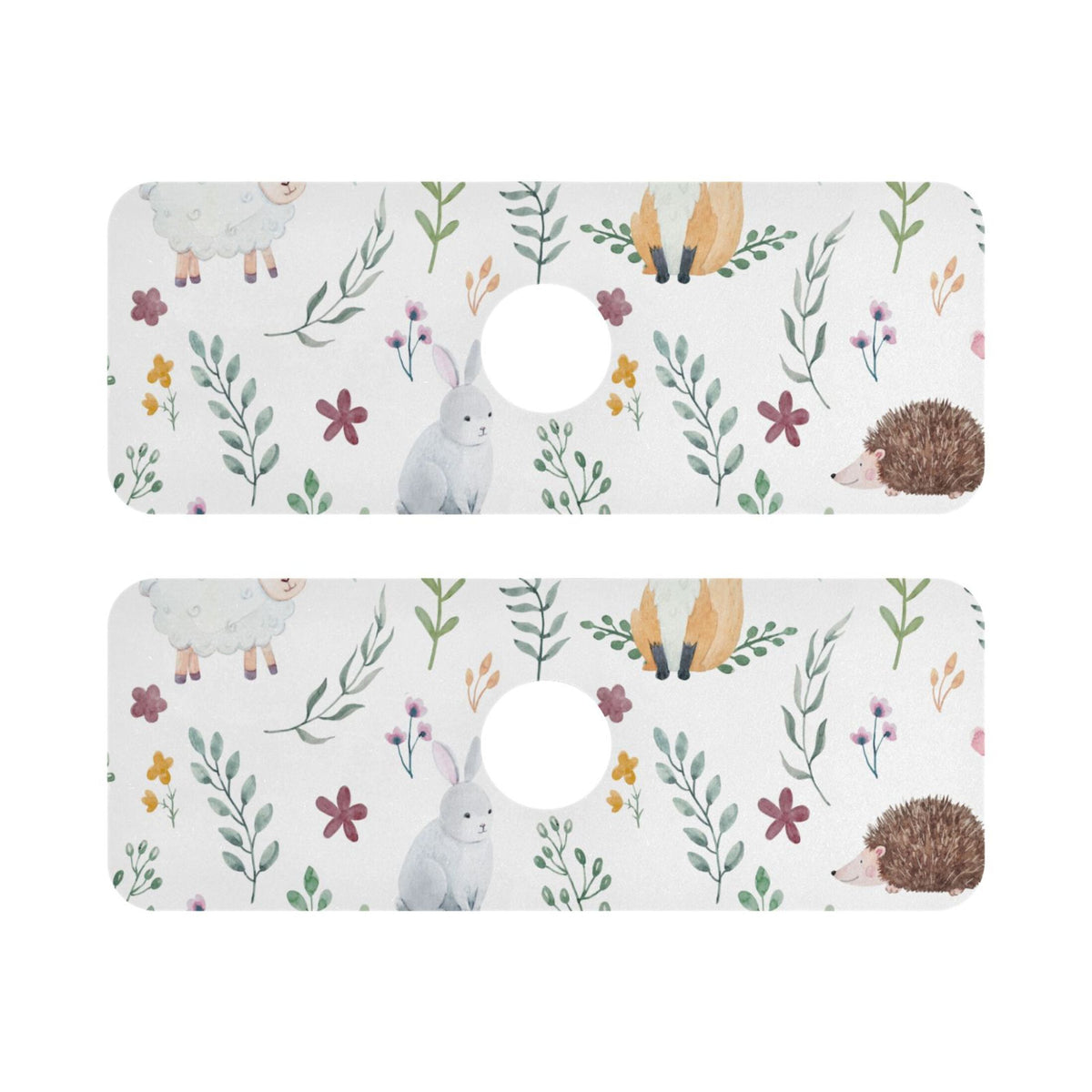 Sink Splash Guard Set with Drying Mat, 2 PCs, 30x5.4in Y1526