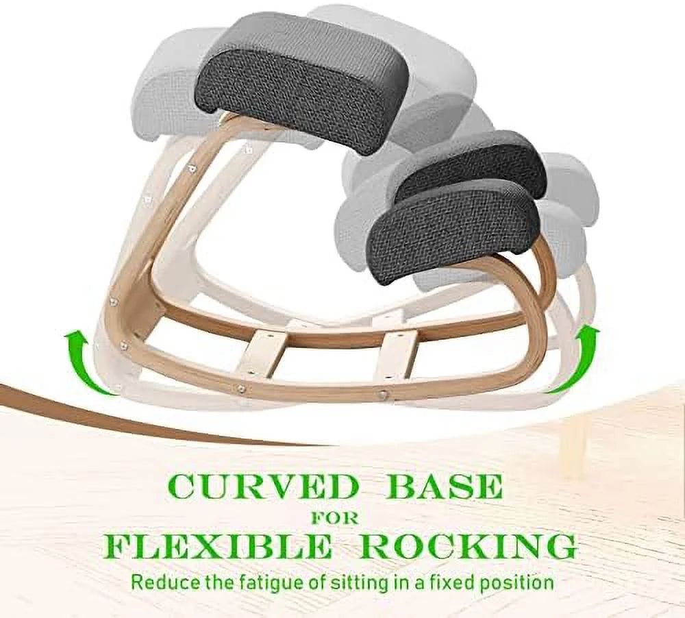 Ergonomic Kneeling Chair Grey Z7601
