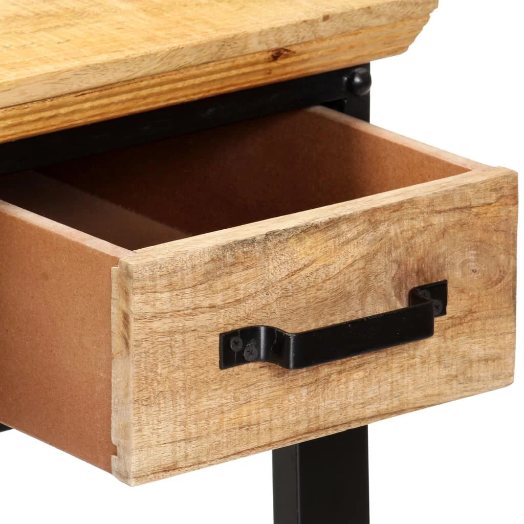Mango Wood Writing Desk with 2 Storage Drawers S142753