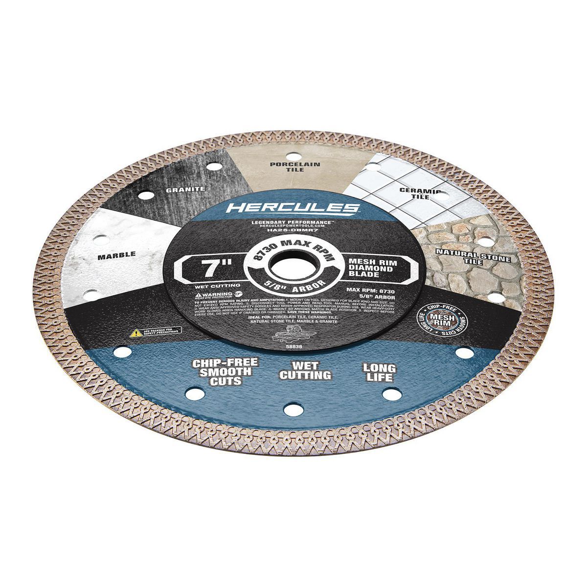 7 in. Mesh-Rim Diamond Blade I808782
