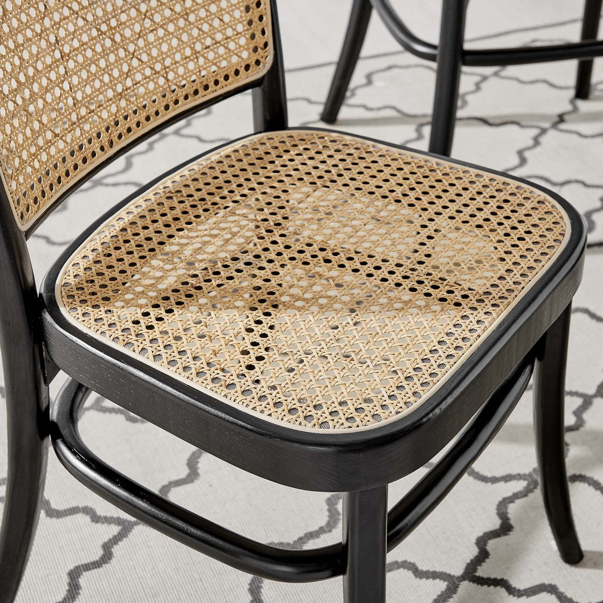 Black Wood Dining Side Chair K342
