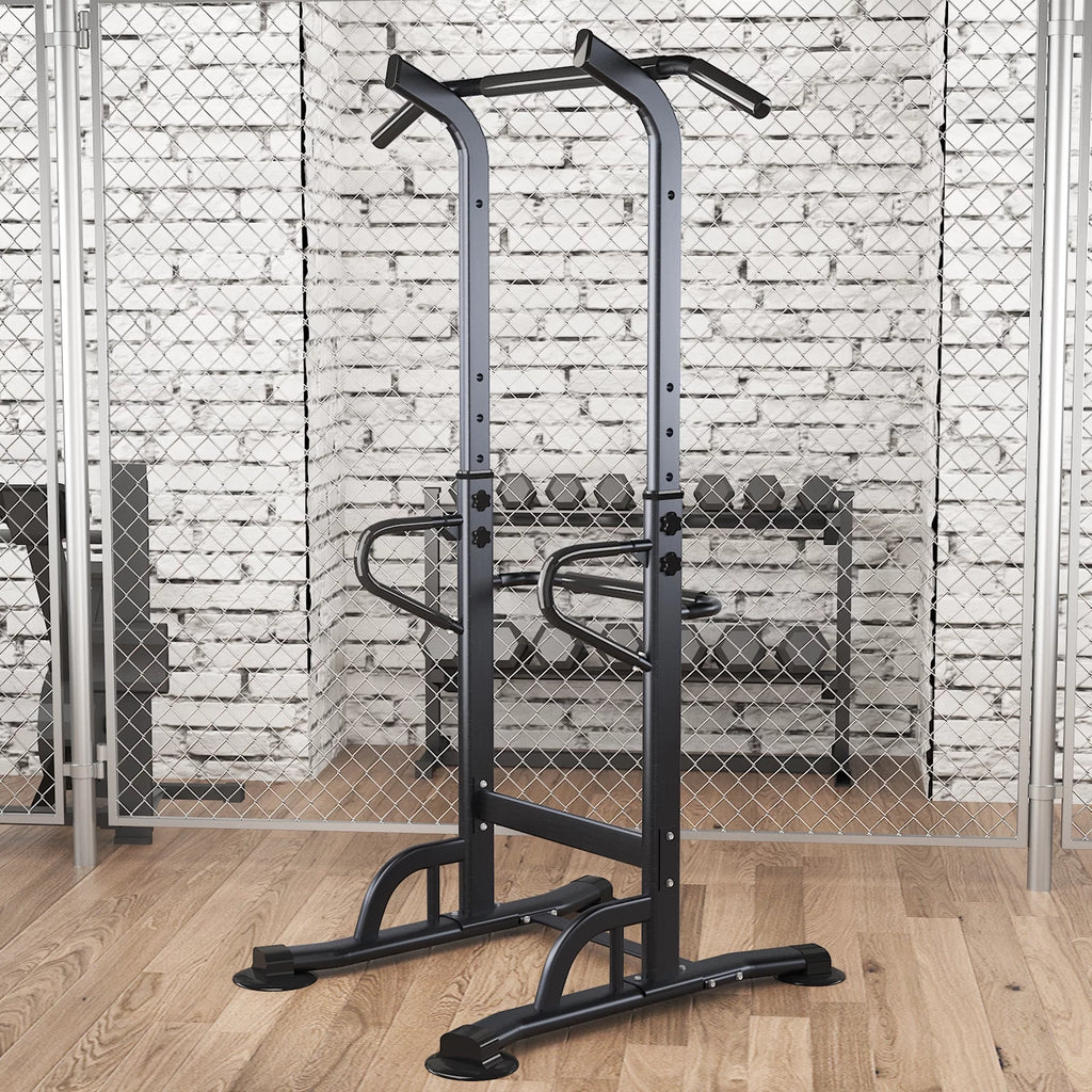 Adjustable Pull up Power Tower Dip Stands 600lbs L940388