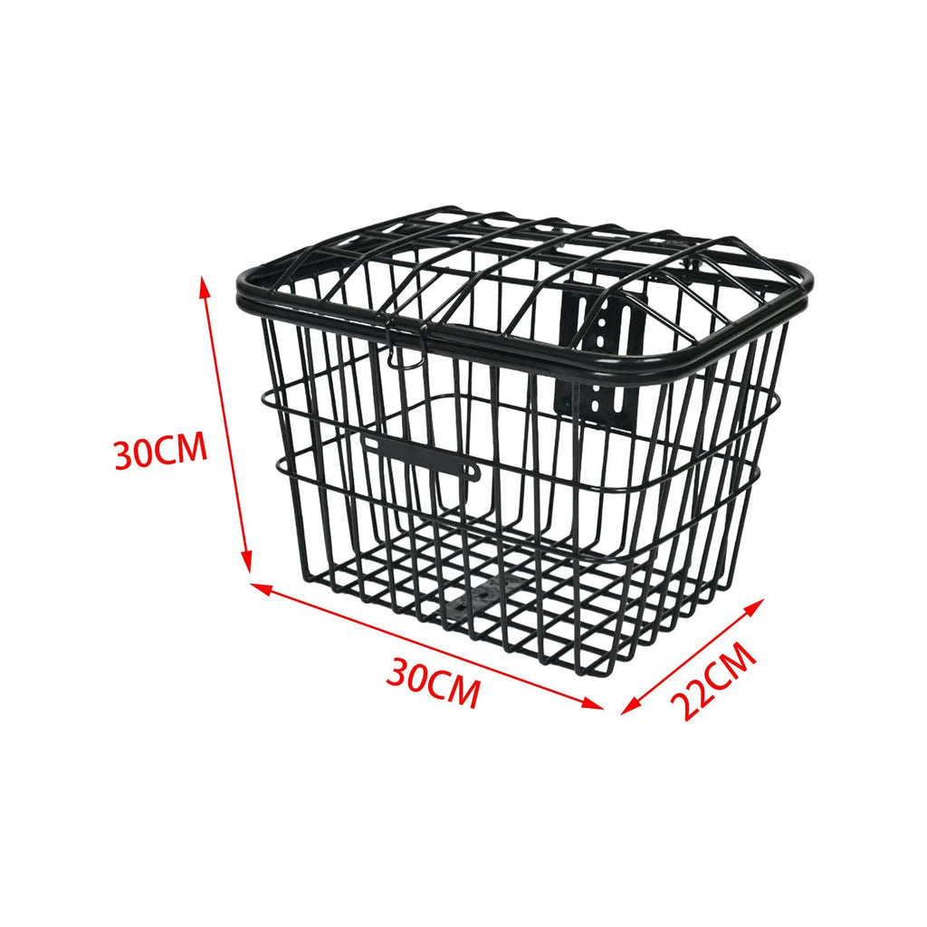 Metal Wire Storage Basket with Cover L6722
