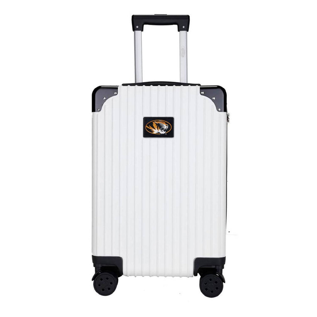 White Carry on Suitcase Q1416
