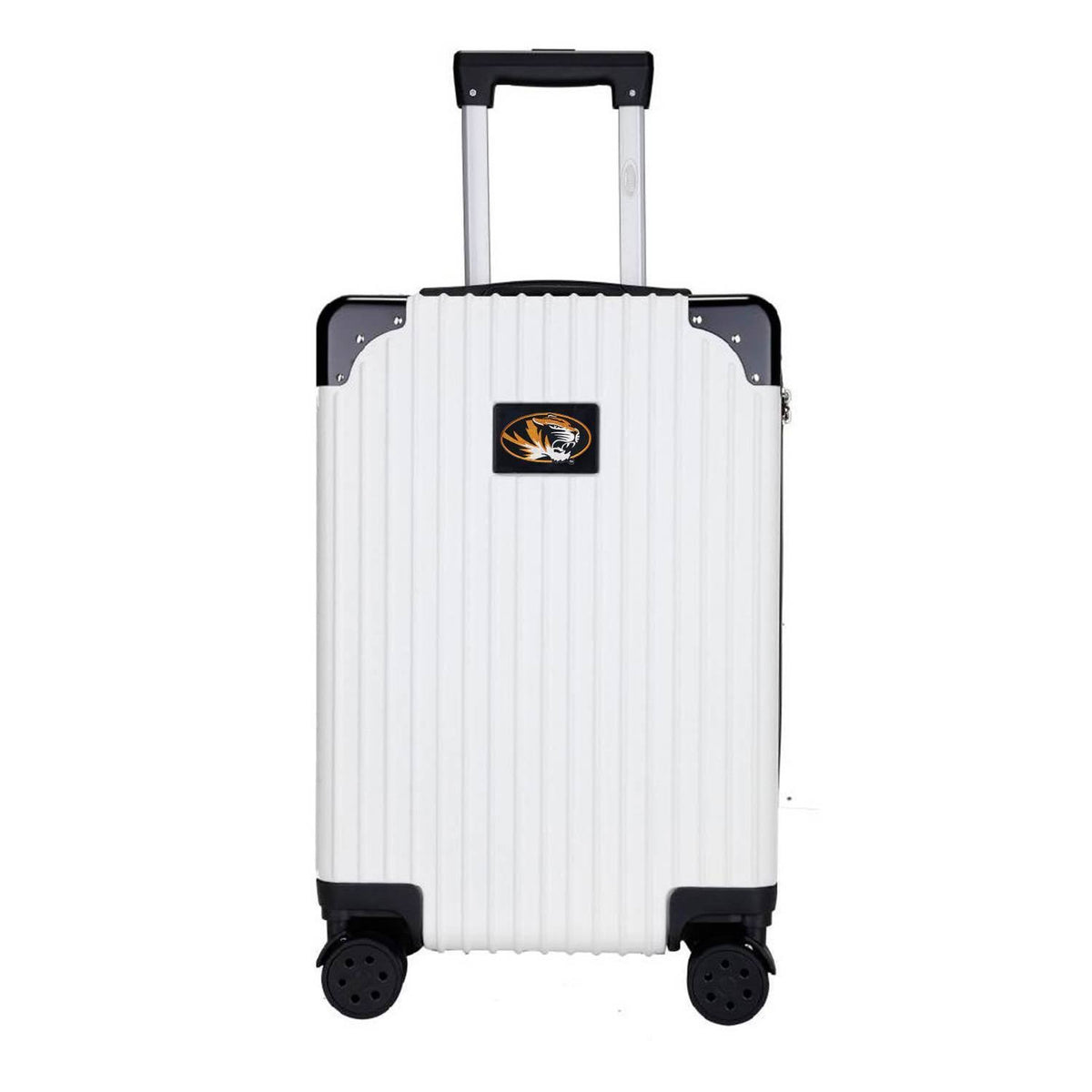 White Carry on Suitcase Q1416