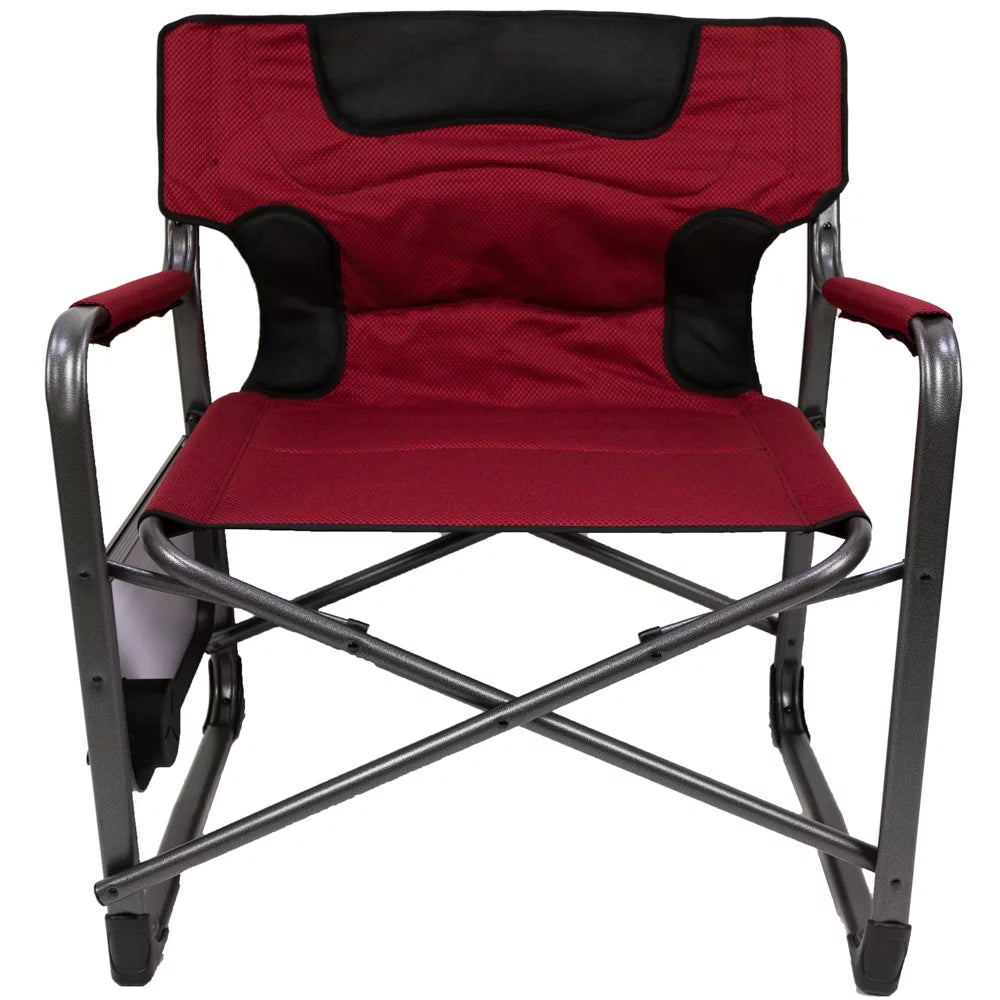 Camping Director Chair XXL Red B5691