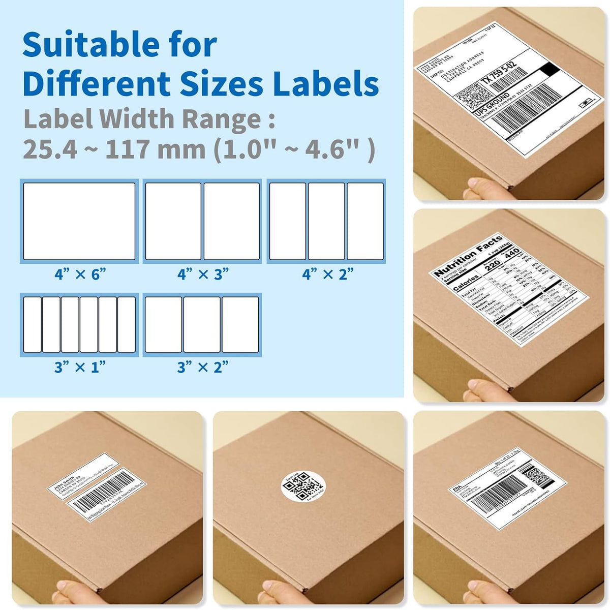 Bluetooth Thermal Label Printer T333