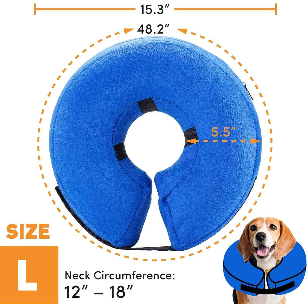 Inflatable Soft Pet Recovery Collar Y1611