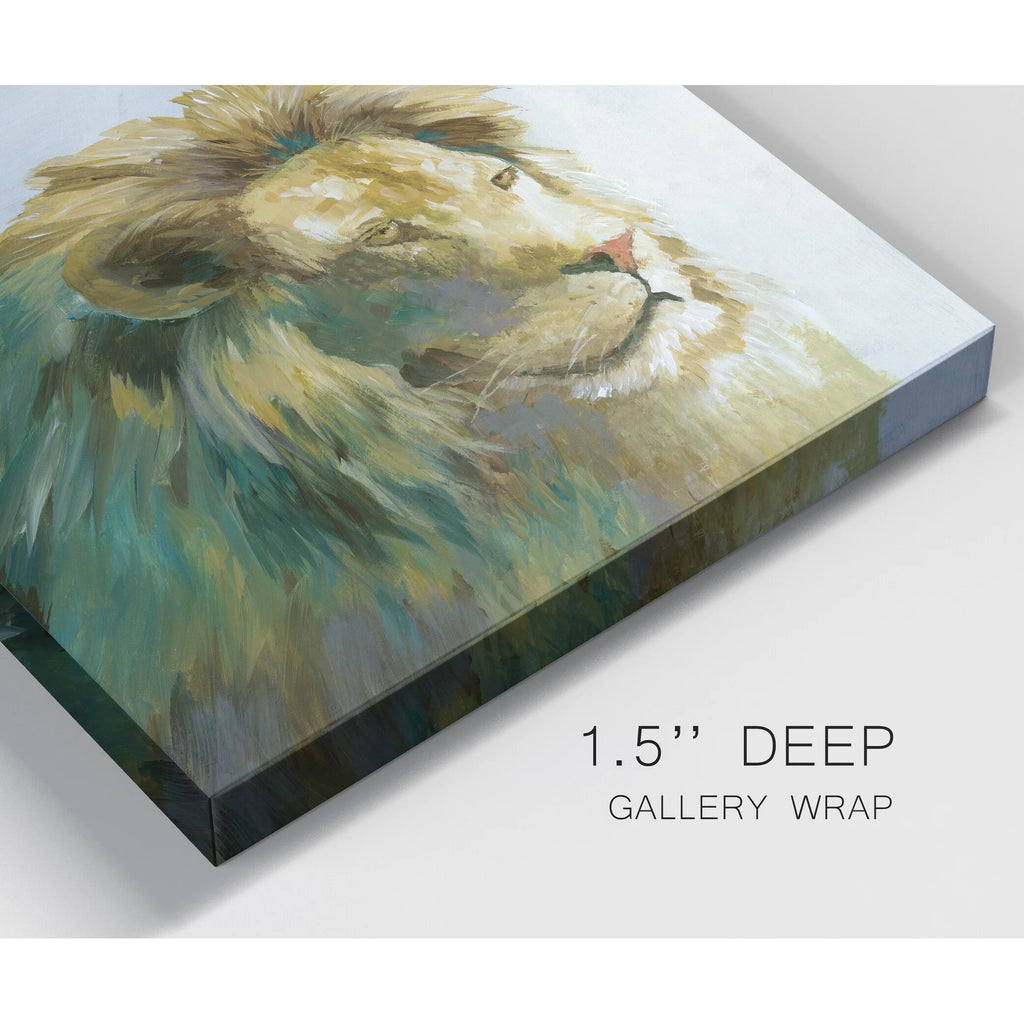 Jade Lion Gallery Wrapped Canvas 10X10 D16763