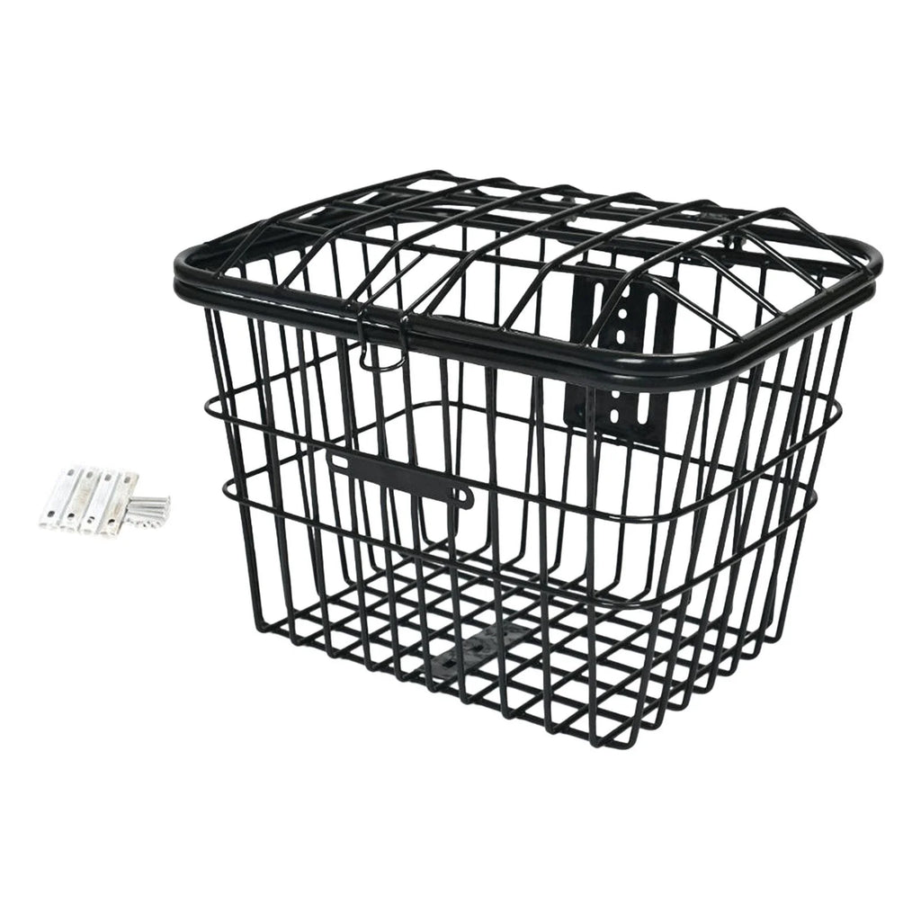 Metal Wire Storage Basket with Cover L6722