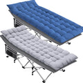 2 Pack Portable Folding Camping Cot with Mattress Z413603