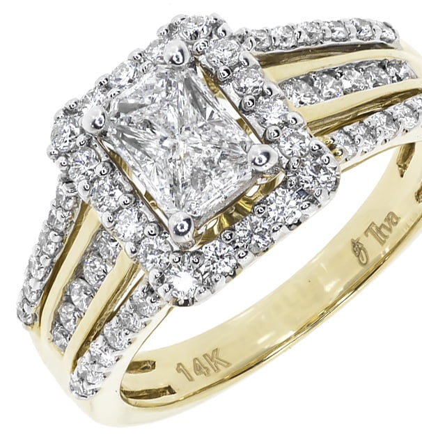 Emerald Cut Solitaire Diamond Engagement Ring (0.97 ct) N6599