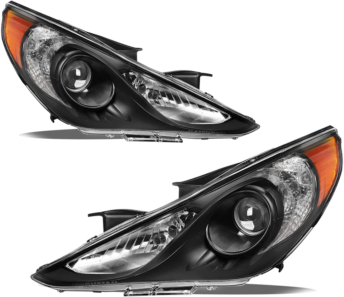 Headlight Assembly for 2011-2014 Hyundai Sonata 4-Door Sedan R2410