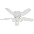 Snow White Ceiling Fan with 5 Blades P111869