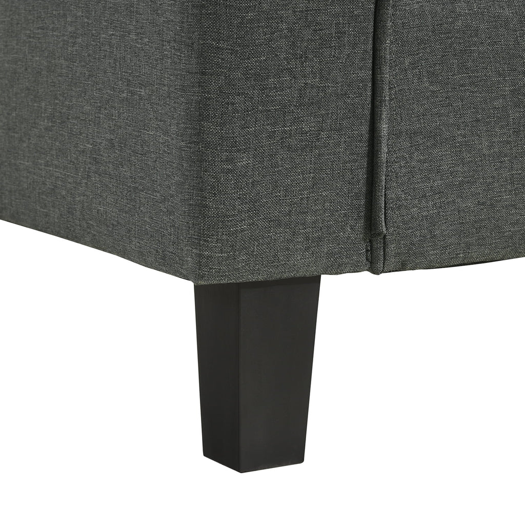 Dark Gray L-Shape Sectional Sofa F562