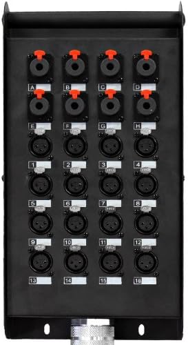 16 Channel 100' XLR Snake Cable with 1/4 Returns W1193