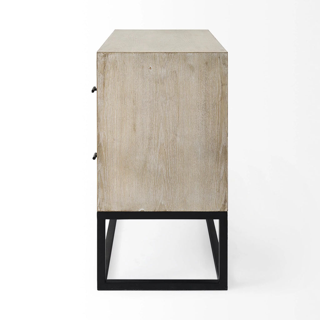 Light Brown Two Drawer Chest H614