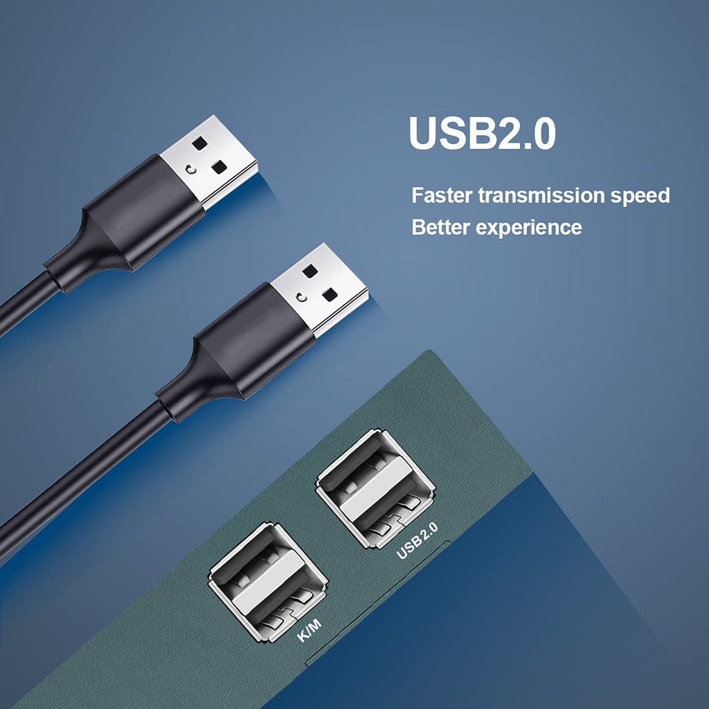 KVM Switch HDMI 2 Port, 4K@60Hz with 2 USB 2.0 Hub T37423