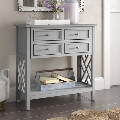 Gray Console Table H838075